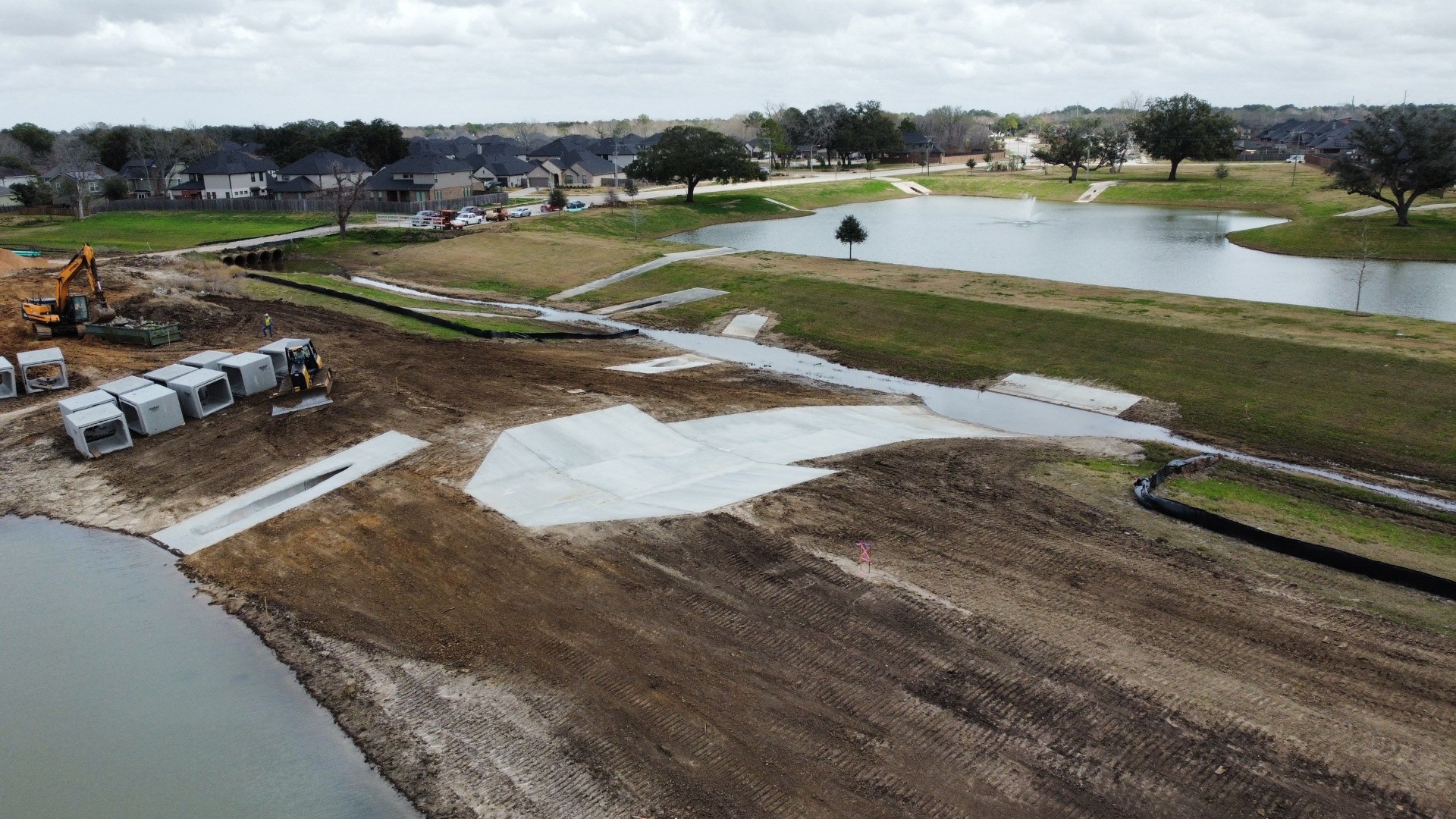 Drainage infrastructure and culvert installation